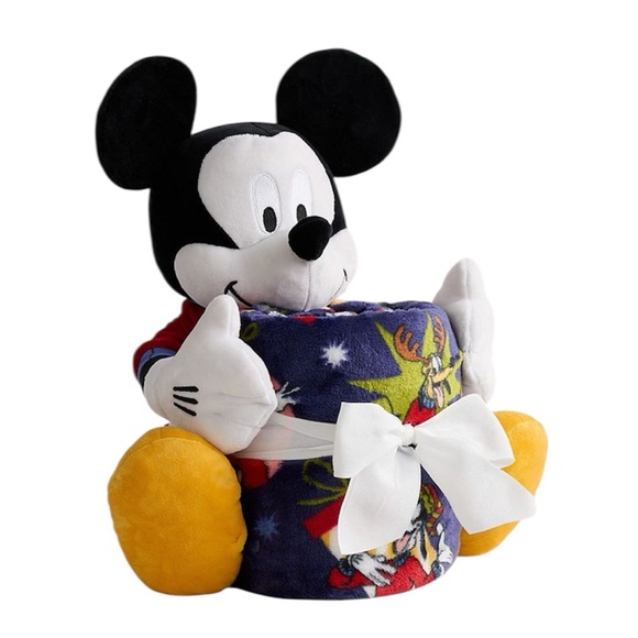 Disney | Toys | Disneys Mickey Mouse Buddy Throw Blanket By The Big One ...